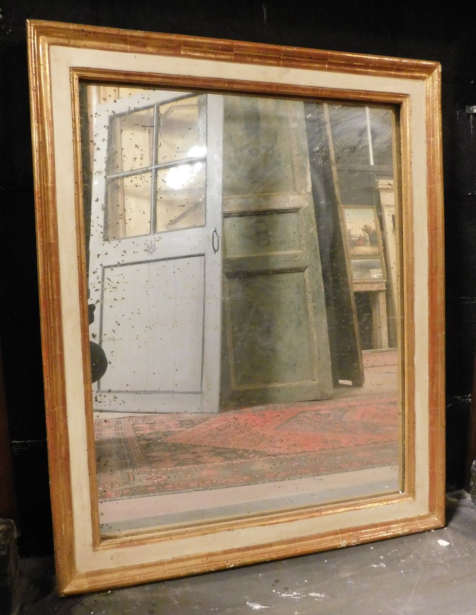 specc438 - specchiera in legno, epoca '800, misura cm L 66 x H 81