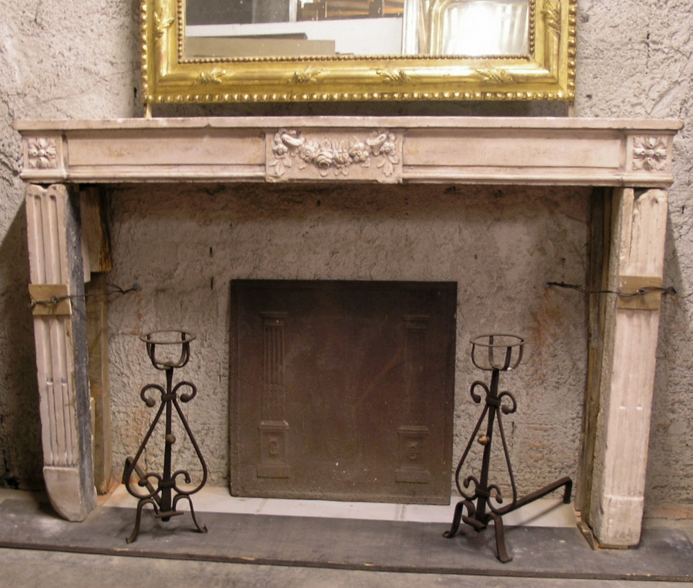 chp199 stone fireplace Borgogna,meas.cm 170 x h 113 cm