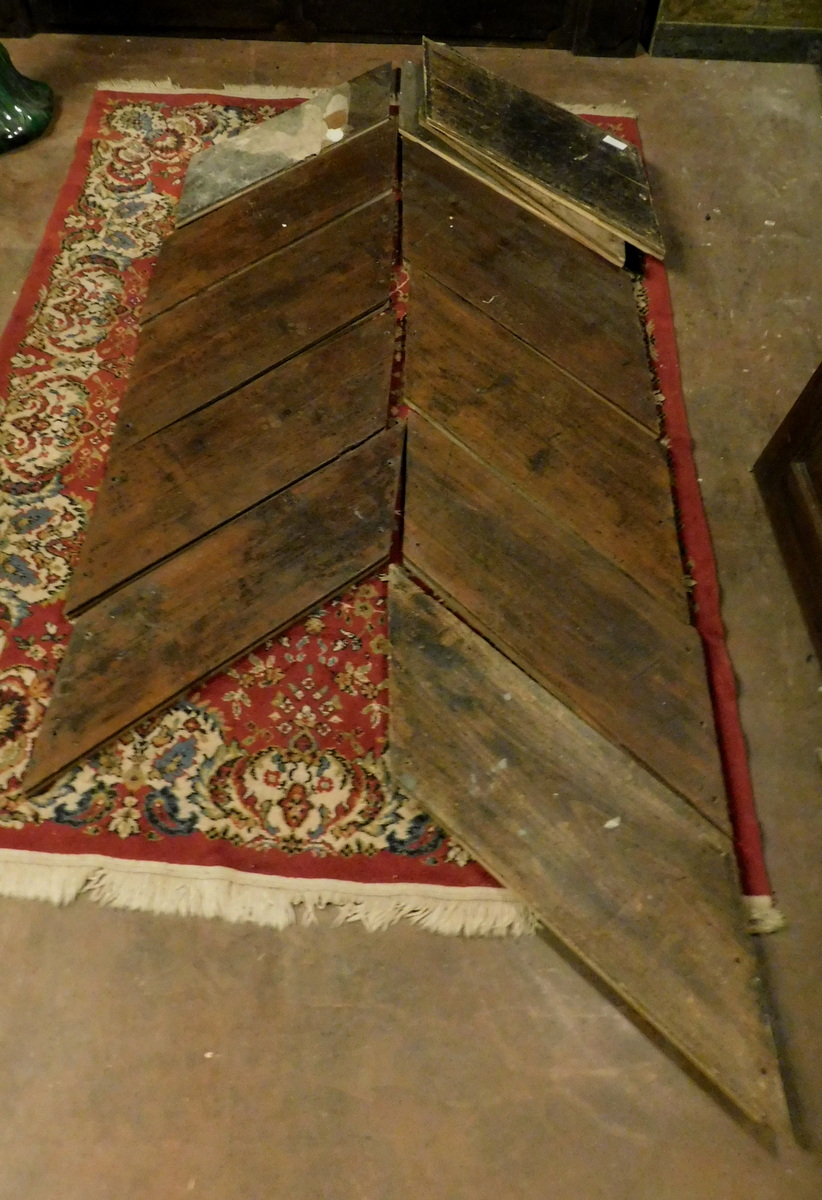 darp188 - pavimento in pioppo da restaurare, disponibili circa 40 mq