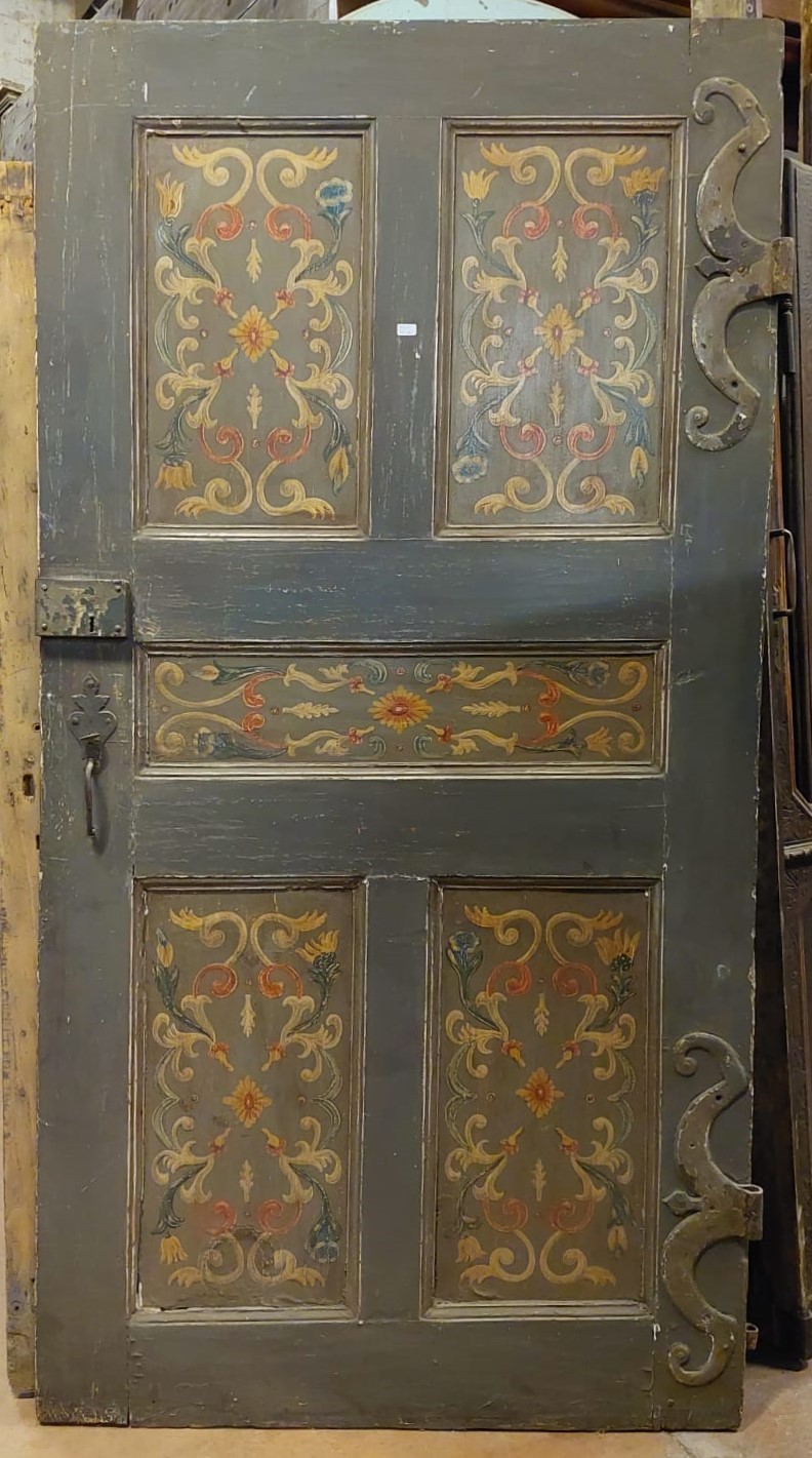 ptl429 lacquered door of '600, h 204 cm x 106 cm x 4 cm
