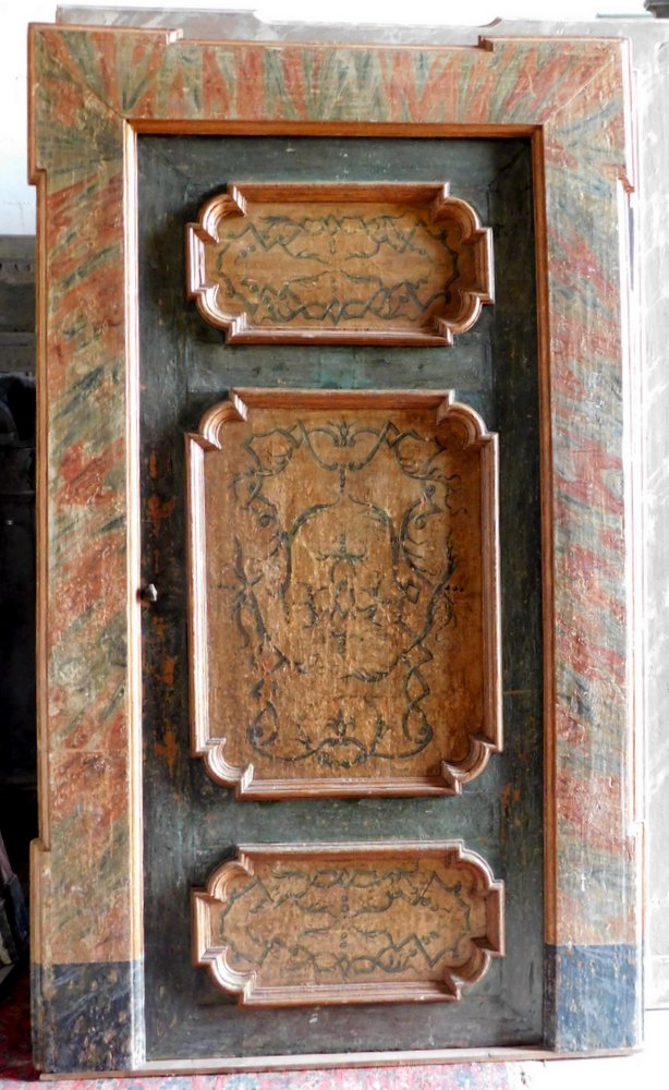 ptl447 porta laccata con telaio finto marmo, mis.h cm 239 x 143 cm larg