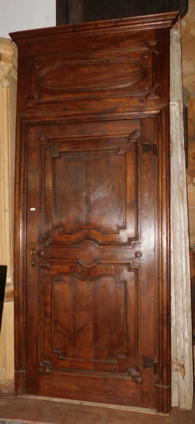 pts676 cinque porte Luigi XVI ,  mis. h cm 278 x 123