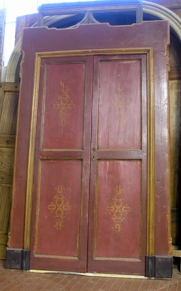 ptl227 lacquered door, ep. '700, size 160 x h 252 cm, door only 110 x h 215 cm