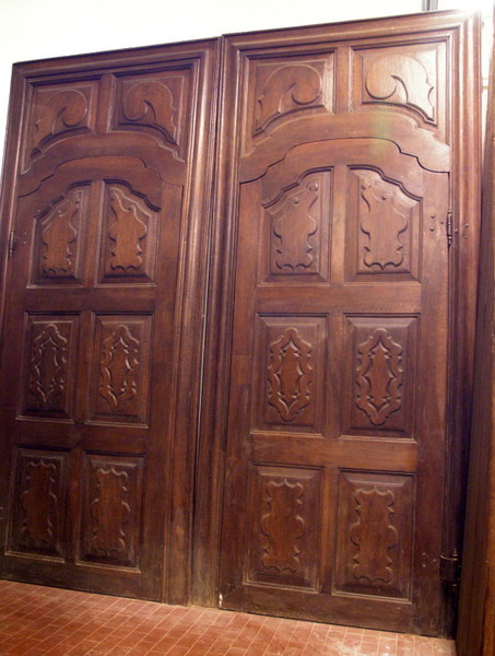  pts457 n. 2  Antique  doors , epoch '600, meas. all 132 x h 300 cm
